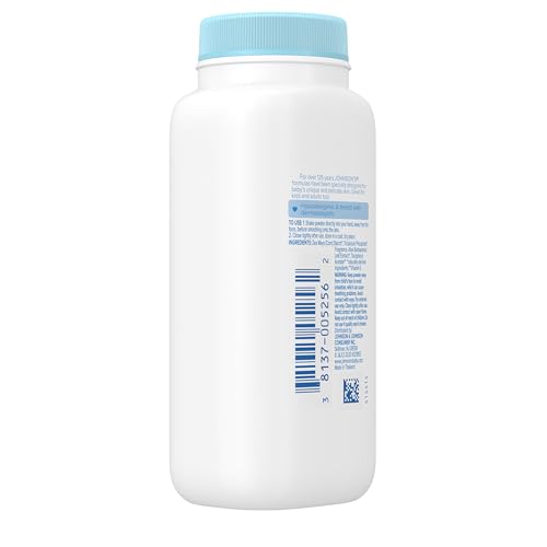 Johnson's Baby Cornstarch Baby Powder with Aloe and Vitamin E for Delicate Skin, Hypoallergenic, No Addded Parabens, and Dyes for Gentle Baby Skin Care, Baby Essentials, 1.5 oz