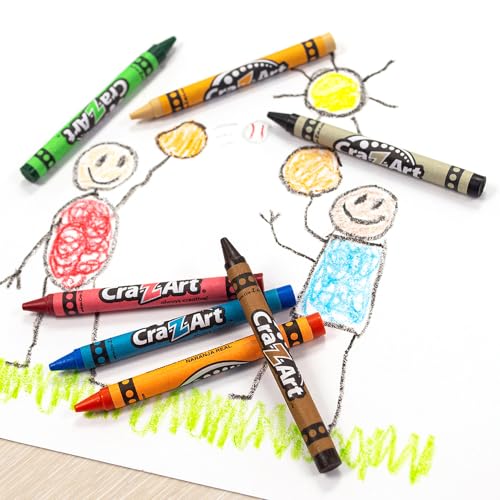 Cra-Z-Art 24ct Crayons Pack, Perfect Back to School Essential, Art Supplies for Coloring Fun, Ages 3 and Up