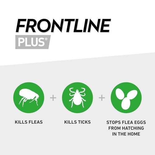 FRONTLINE Plus Flea & Tick Treatment for Medium Dogs - 6 Pipettes