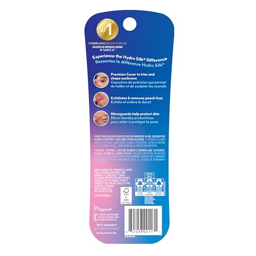 Schick Hydro Silk Touch-Up Razor 3 Count, Pack of 1