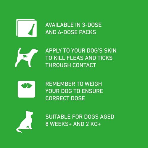 FRONTLINE Plus Flea & Tick Treatment for Large Dogs - 6 Pipettes