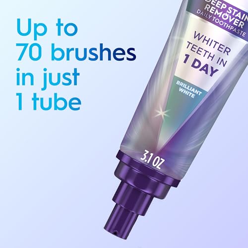 Crest 3DWhite Brilliance Deep Stain Remover Brilliant White Toothpaste - 3.1oz/2pk