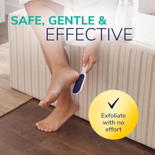 Dr. Scholl's Hard Skin Remover Nano Glass Foot File - Foot Callus Remover, Durable Foot Scrubber, Dead Skin Remover, Hygienic Pedicure Tool, Long Lasting Foot Buffer, Soft Smooth Feet