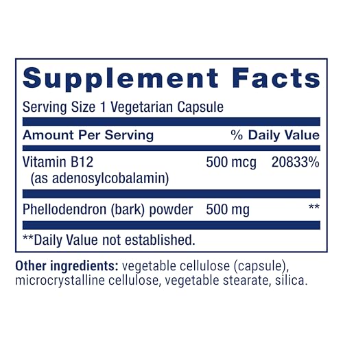 Life Extension Dopamine Advantage, Cognitive Health, Mental Sharpness, Motivation, Vitamin B12, phellodendron bark Powder, Gluten Free, Non-GMO, Vegetarian, 30 Capsules