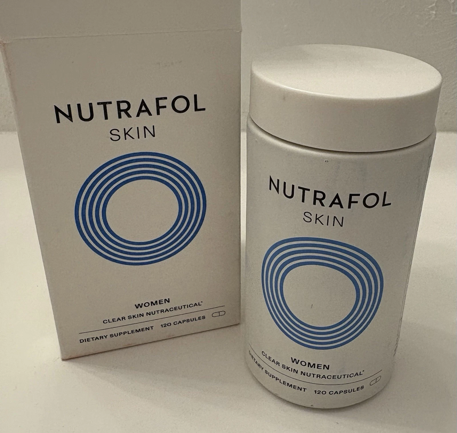 NUTRAFOL Skin Women Clear Skin Nutraceutical Supplement 120 Capsules NEW IN BOX