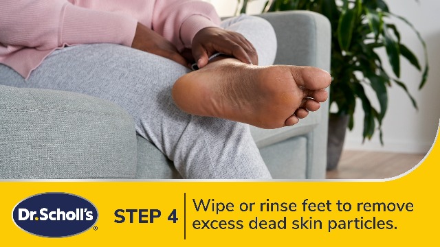 Dr. Scholl's Callus Remover Electronic Foot File, Electric Hard Skin Removal for Feet, Effortless Soft Smooth Skin in Minutes, Perfect for Travel, for Women & Men, AAA Batteries Included