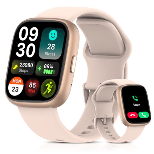 2026 Upgraded Smart Watch Alexa Built-in【1.83" HD Touchscreen】【BT5.3 Call, 100+ Sports Modes & IP68 Waterproof】 Fitness Tracker 24/7 Heart & Sleep Monitor for Android iOS Men Women