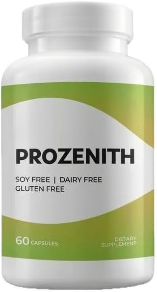 Prozenith Capsules – Natural Daily Supplement with Turmeric – Non-GMO, Soy-Free, Gluten-Free, Easy to Take, Natural Support for Overall Health & Wellness,(60 Capsules)