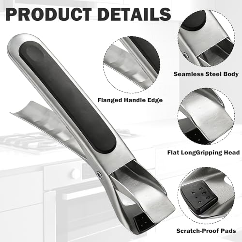 2 Pcs Multi-Purpose Anti-Scald Bowl Clips And Hot Plate Gripper,Anti Scald Bowl Holder Clip,Multi-Function Anti-Scald Bowl Clip For Moving Hot Bowls,Plates,Pizza Pans From Microwave,Air Fryer & Oven