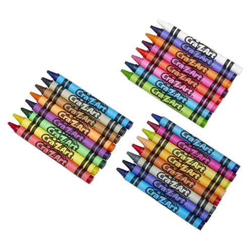 Cra-Z-Art 24ct Crayons Pack, Perfect Back to School Essential, Art Supplies for Coloring Fun, Ages 3 and Up