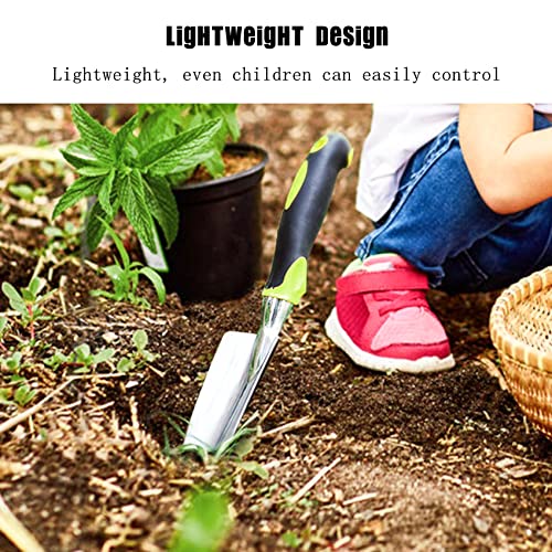 Garden Trowel & Hand Wide Shovel Pointed with Soft Rubberized Non-Slip Ergonomic Handle for Planting, Transplanting, Weeding, Moving and Smoothing Soil - Gardening Gift (Style 1)